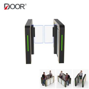 China Thin Speed Turnstile Gate Entrance Screwless Champage Electroplated Stainless Steel factory