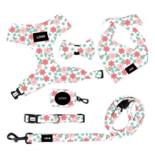 Wholesale Manufacture Fashion Popular Dog Polyester Print Chest Strap Pet