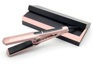 China MCH Professional 2 In 1 LCD Hair Straightener Infrared Flat Iron factory