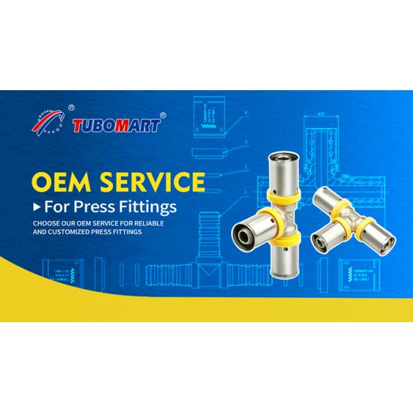Quality Certificated Connected with Pex Al Pex Pipe Press Brass Fitting for Water Gas System