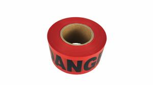 China Waterproof High Abrasion Resistance Barricade Safety Tape 1000ft 3in 1.6mil factory