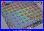 Silver Background Custom Holographic Stickers Security Printing For Pharmaceutic