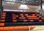 Motorized Telescopic Tribunes With Plastic Bench Seat For Multipurpose Room