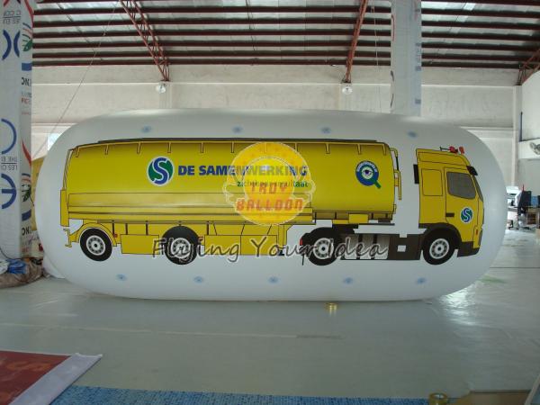 Reusable Inflatable Advertising Pipe Printed Helium Balloons, big balloon for