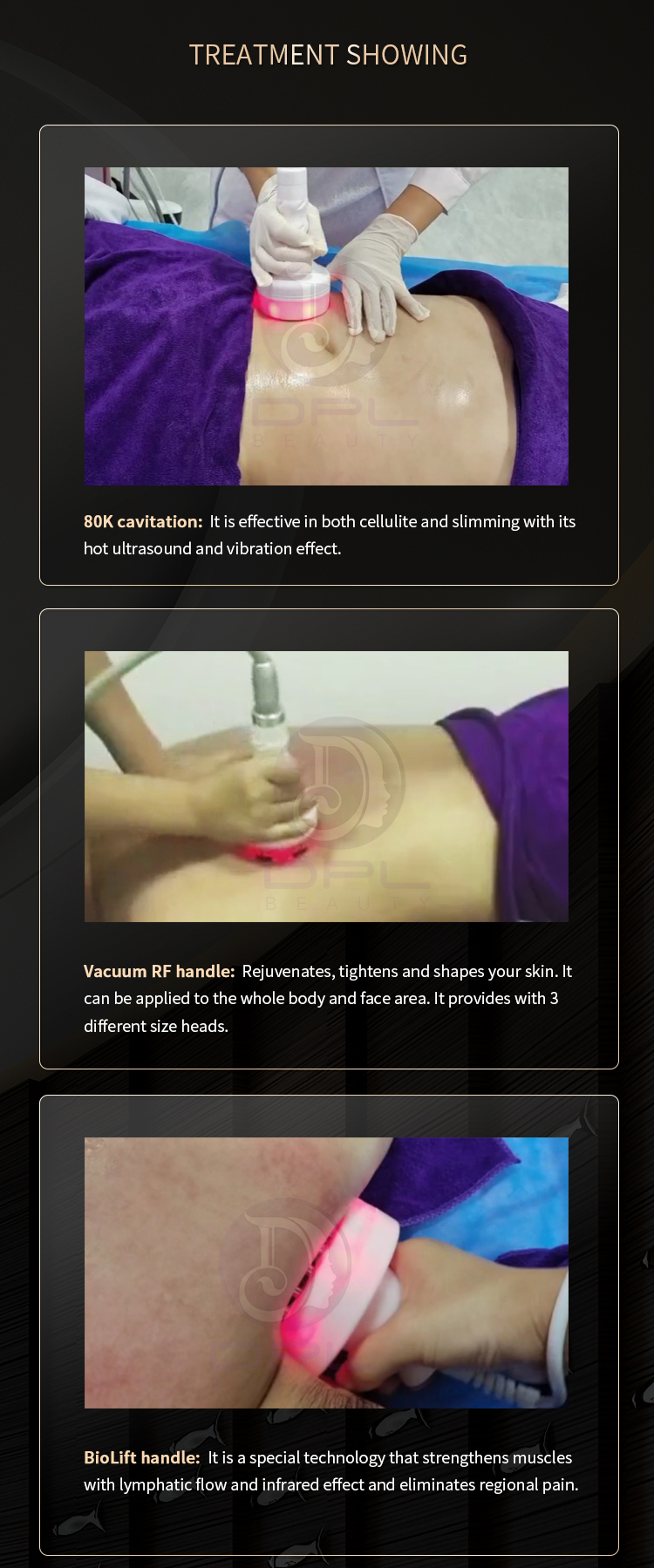 DM19-2 Ultrasonic Vacuum Cavitation Machine Weight Loss Fat Burning