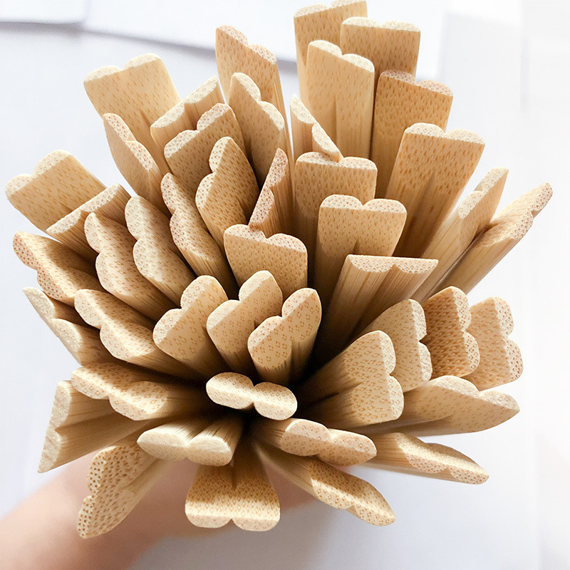 Tensoge Bamboo Wooden Chinese Chop Sticks Disposable Individually Wrapped