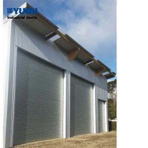 China Commercial Self Storage Door Roller Shutter With Galvanized Steel Box factory