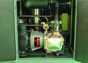 China 110kw 150hp Industrial Screw Compressor 7 Bar 380V Water Recycling factory