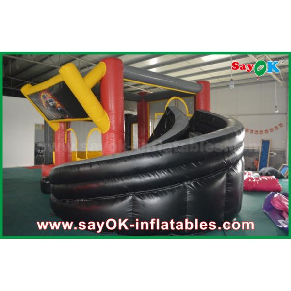 Commercial Inflatable Slide 4 X 6m Or Customized Size Inflatable Bouncy Jumping Toy Castle Water Slide For Kids