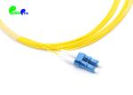 G657B3 Fiber Optic Patch Cables LC - LC Duplex G657B3 9 / 125 900um Yellow Lszh