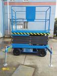 Have Manual Lowering Valve And 24VDC Battery Voltage Scissor Mobile Access
