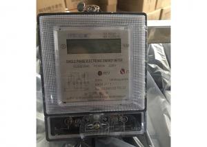China Light Load Single Phase Electronic Energy Meter / Direct Connect Power Meter 1 Phase on sale