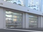 100% Transparency Clear Polycarbonate Mirror Glass Garage Door