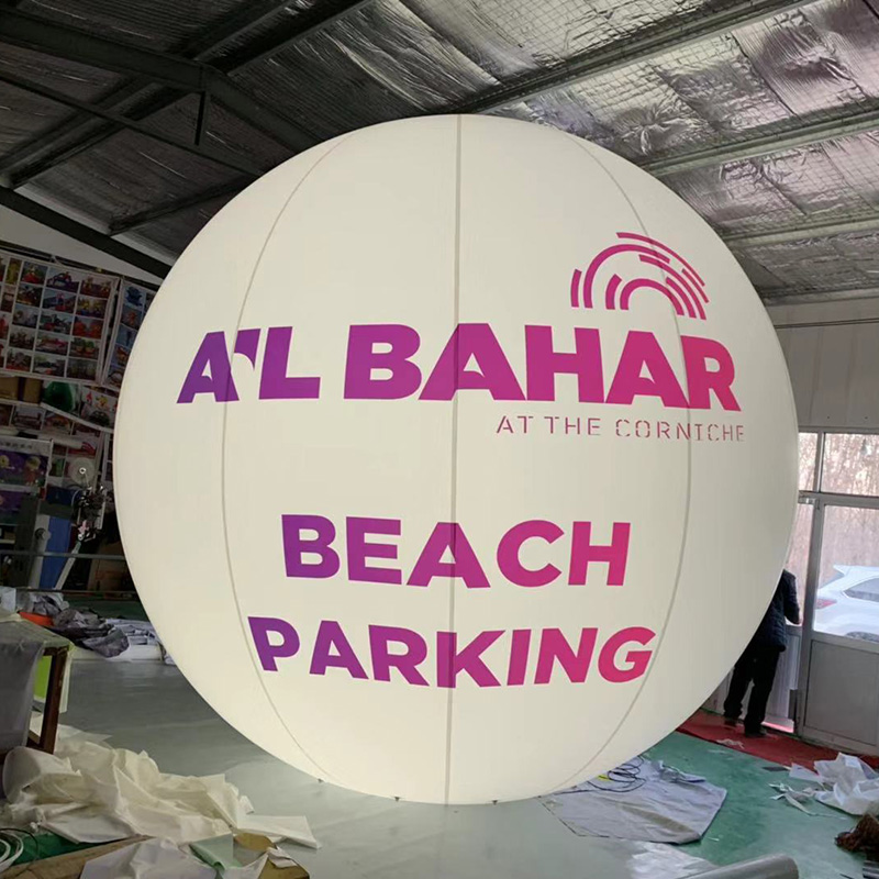 Custom Pattern Big Moon Balloon Inflatable Led Globe Parties Events Outdoor Decoration Big Helium Balloons