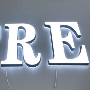 China Customized Led Channel Letters Outdoor Store Signage 3D Acrylic Letter Sign factory