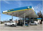 Prefabricated Steel Roof Trusses , Shed Building Space Frame For Petrol Station