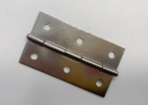China 304 / 316L SS Hinge Flat Style Silent Door Hinges For Cabinet Thickness 1mm Commercial heavy duty door hinge factory