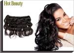 Hot Beauty Peruvian Natural Wave Virgin Human Hair Extensions For Women