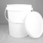 ISO9001 19 Liter 5 Gallon Plastic Buckets For Chemical Industry
