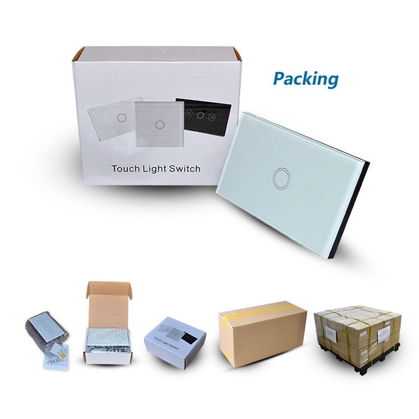 Wifi Socket for US Standard Electrical wall Socket Outlet White Crystal Glass 15A AC Wall Powerpoints and USB 2.1A 5V