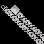 14mm Moissanite Diamond Cuban Link Hip Hop Vvs Moissanite Cuban Link Jewelry