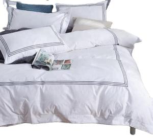 China 60 Count Pure Clothes Cotton Bedding Set for Comfortable Sleep in Hotels factory