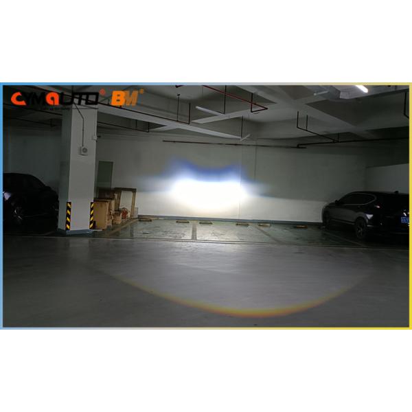 CYMAUTO Tri Color Fog Lamp 3 Inches White And Yellow Waterproof Foglamp 45W 6000K