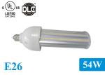 180 degree LED Corn Bulb E26 for Canopy Light Replacing 54W UL DLC