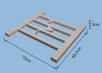 Custom Concrete Balusters Molds Bridge Fence Moulds Reusable 93.7 * 72 * 5cm