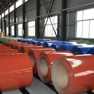 China Mid Hard Hot Dipped Steel Coil 0.5mm Thickness PPGI Pre Painted Galvanized Coil factory