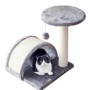 China OEM/ODM Modern Luxury Cat Toys Wood Flower Cat Tree Parts Cat Climbing Tree Tower House for Rest Place factory