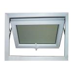 Conch Profile Plastic PVC Awning Window Clear Double Tempered Glass Window