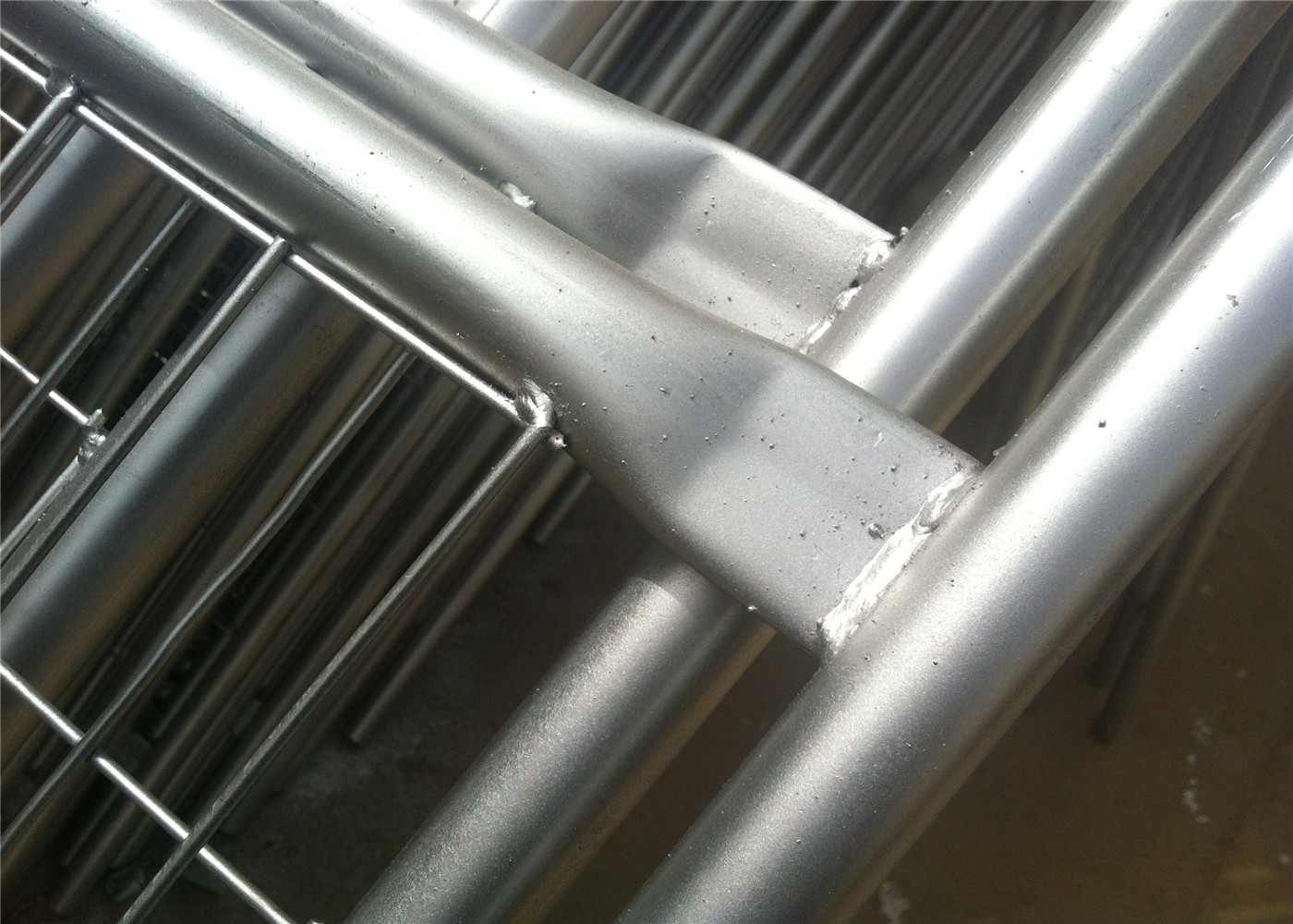 Multi Function Construction Fence Panels Crowd Barrier Fencing High Security