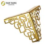 Manufacturer Gold Color Cabinet Legs Decorative Metal Furniture Legs