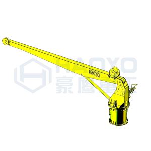 China Fixed Boom Hydraulic Cargo Ship Crane Manufacturer Price Marine Ship Deck Crane factory