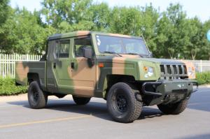 China 4×4 Diesel Pickup Electric Trucks Double Cabin 92.5HP For Military Use factory