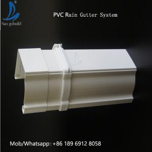 China Philippines Vinyl Roof Rain Gutters, Malaysia PVC Plastic Rain Gutter Best Quality Supplier factory