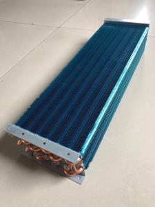 China Finned Split Hydrophilic Copper Condenser Coil Micro Channel factory