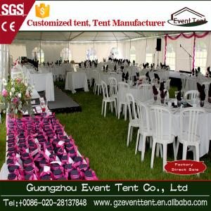 China Durable Popular Aluminium Colorful Wedding Party Tent Nigeria Style factory