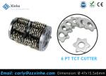 Customized Edco Scarifier Parts TCT Carbide Cutters Parts Zinc Coating