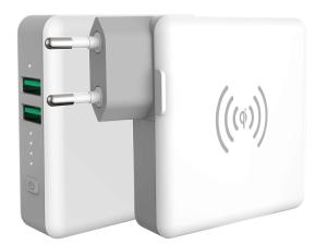 China 4 In 1 Universal AC Adapter Wireless Charger Power Bank factory