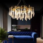 Water Droplet Chandelier High End Pendant Lights AC220V 5m2 -35m2
