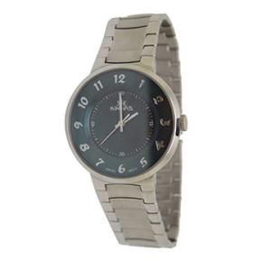 China Black Unisex Watch Stainless Steel , Stainless Steel Strap Watch factory