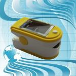 Colorful Portable Finger Tip Pulse Oximeter Readings for Physical Care