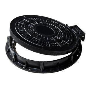 Professional Cast Iron Manhole Cover , Heavy Duty Rectangular Sewer Cover