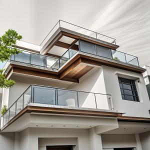 China Sturdy Aluminium Stair Balustrade Fireproof Aluminum Stair Rail factory