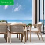 Waterproof Cushions for Garden Dining Chair Teak Furniture Outdoor Garden Patio
