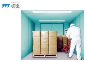 China Large Size Open Doors Freight Lift Elevator With Safety Infrared Light Beams factory
