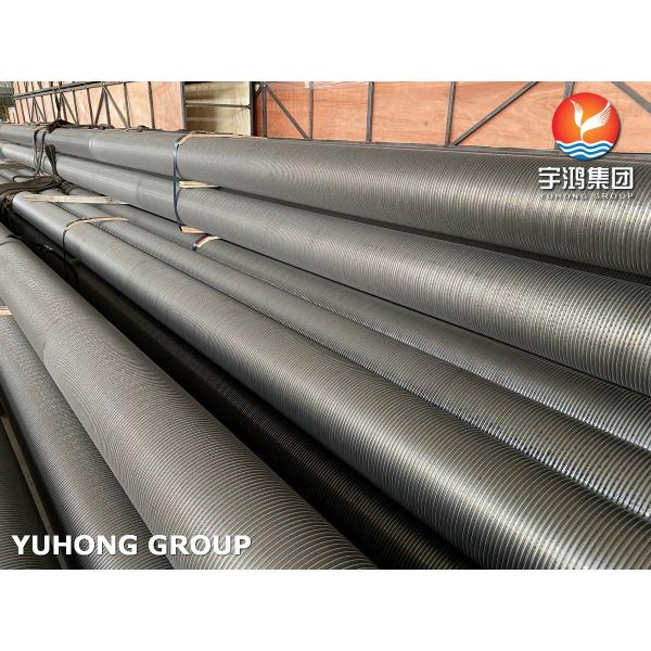 China ASTM A312 HFW FIN TUBE TP347H  PER HEATING APPLICATION factory