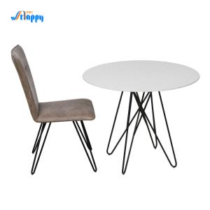 China Diameter 900mm Modern Customized Ceramic Kitchen Tables, Knock-Down, Indoor Type DT-1024 factory